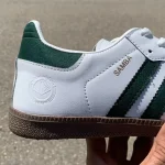 کفش سامبا سفید سبز